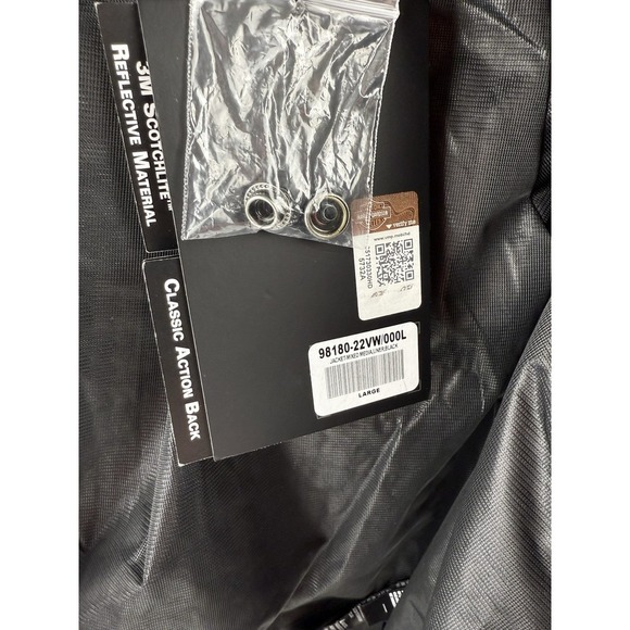 NWT Harley-Davidson Womens Zephyr Mesh Riding Jacket Black LARGE - Picture 9 of 15